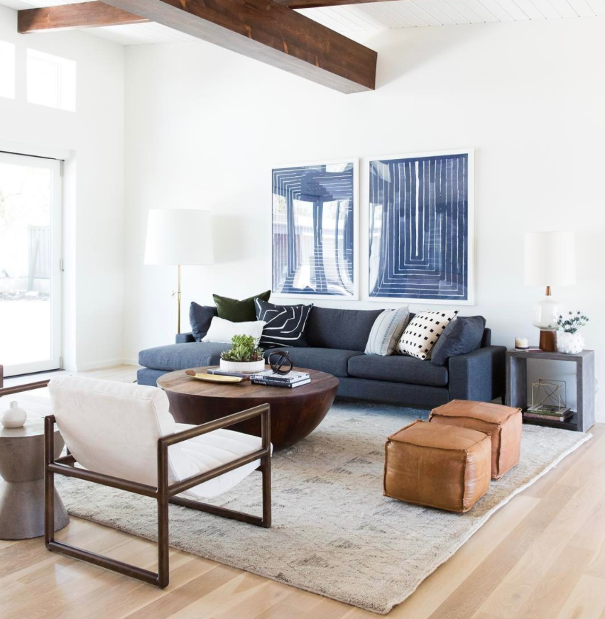 Budget-friendly Family Friendly Living Room Design - Elizabeth Street Post