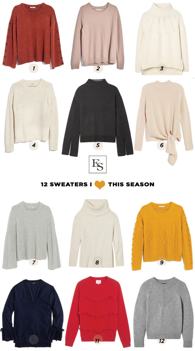 12 Sweaters I Love and Am Living In This Season - Elizabeth Street Post